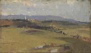 Tom roberts Across the Dandenongs oil on canvas